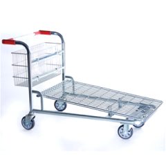 carretilla para surtir con canasta
